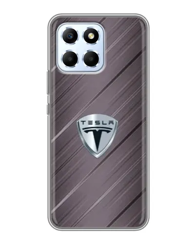 Чехол для Huawei Honor X6 с картинкой «Металлическая текстура Tesla» Чехол для Huawei Honor X6 с картинкой «Металлическая текстура Tesla»