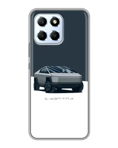 Чехол для Huawei Honor X6 с картинкой «Серебристый Cybertruck Tesla» Чехол для Huawei Honor X6 с картинкой «Серебристый Cybertruck Tesla»