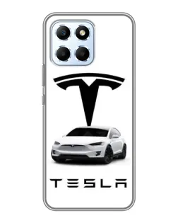 Чехол для Huawei Honor X6 с картинкой «Tesla White Style»