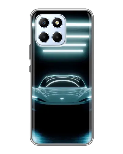 Чехол для Huawei Honor X6 с картинкой «Tesla в неоне» Чехол для Huawei Honor X6 с картинкой «Tesla в неоне»