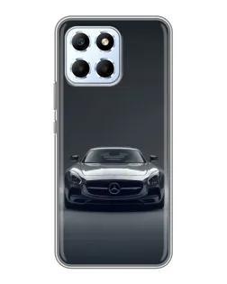 Чехол для Huawei Honor X6 с картинкой «Mercedes на черном»