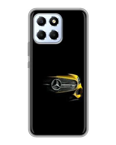 Чехол для Huawei Honor X6 с картинкой «Mercedes — ретро стиль»