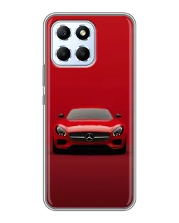 Чехол для Huawei Honor X6 с картинкой «Красный Mercedes AMG»