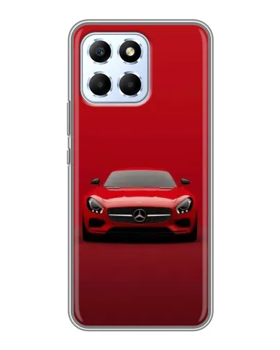 Чехол для Huawei Honor X6 с картинкой «Красный Mercedes AMG»