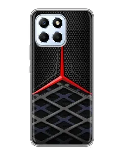 Чехол для Huawei Honor X6 с картинкой «Mercedes Carbon Grid»