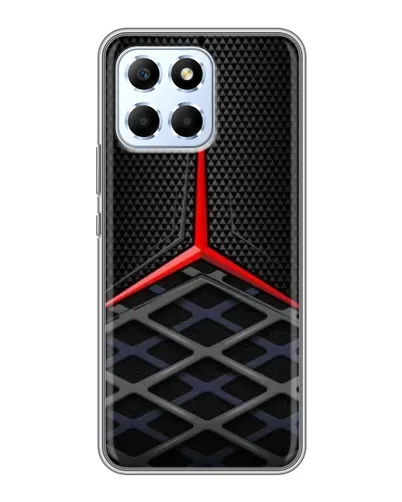 Чехол для Huawei Honor X6 с картинкой «Mercedes Carbon Grid»