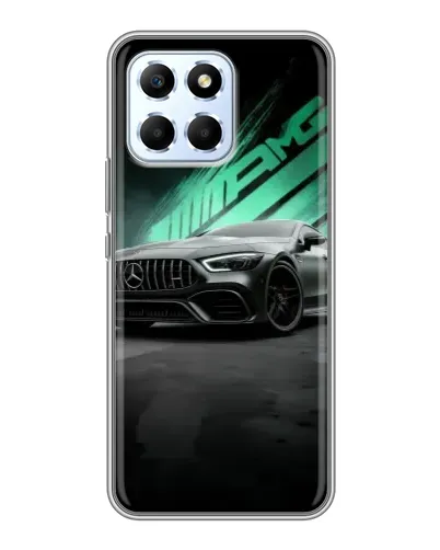 Чехол для Huawei Honor X6 с картинкой «Темный Mercedes AMG»