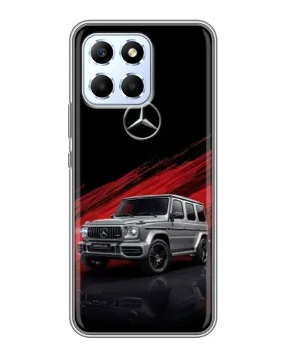Чехол для Huawei Honor X6 с картинкой «Mercedes G-Class красный»