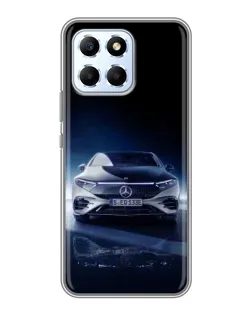 Чехол для Huawei Honor X6 с картинкой «Ночной Mercedes EQ»