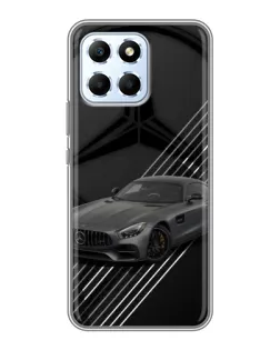 Чехол для Huawei Honor X6 с картинкой «Mercedes AMG — графика»