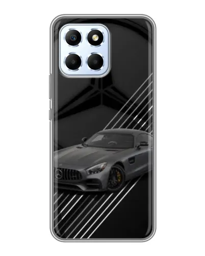 Чехол для Huawei Honor X6 с картинкой «Mercedes AMG — графика»
