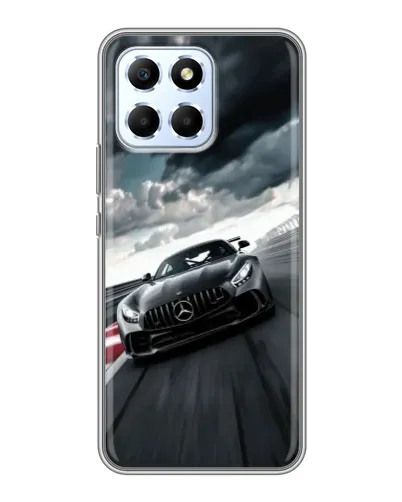 Чехол для Huawei Honor X6 с картинкой «Гоночный Mercedes AMG»