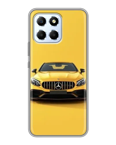 Чехол для Huawei Honor X6 с картинкой «Желтый Mercedes GT»