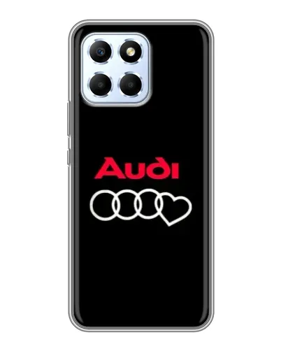 Чехол для Huawei Honor X6 с картинкой «Логотип Audi Heart»
