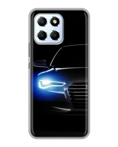 Чехол для Huawei Honor X6 с картинкой «Неоновый взгляд Audi»