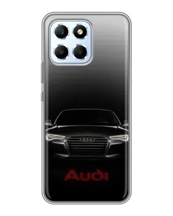 Чехол для Huawei Honor X6 с картинкой «Audi — градиентный контур»