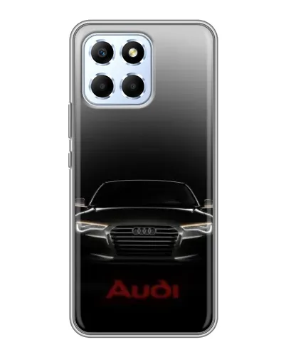 Чехол для Huawei Honor X6 с картинкой «Audi — градиентный контур»