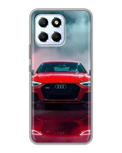 Чехол для Huawei Honor X6 с картинкой «Audi RS — красный стиль»
