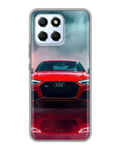 Чехол для Huawei Honor X6 с картинкой «Audi RS — красный стиль»