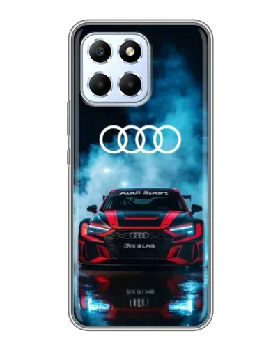 Чехол для Huawei Honor X6 с картинкой «Audi Sport — неон»