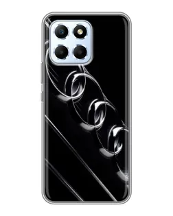 Чехол для Huawei Honor X6 с картинкой «Audi — абстрактные кольца»