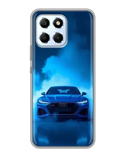 Чехол для Huawei Honor X6 с картинкой «Audi — голубая энергия»