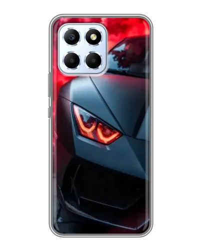 Чехол для Huawei Honor X6 с картинкой «Lamborghini красное сияние»