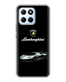 Чехол для Huawei Honor X6 с картинкой «Логотип Lamborghini классика»