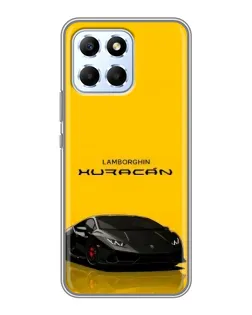 Чехол для Huawei Honor X6 с картинкой «Lamborghini Huracan черный»
