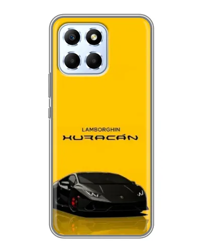Чехол для Huawei Honor X6 с картинкой «Lamborghini Huracan черный»