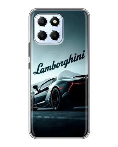 Чехол для Huawei Honor X6 с картинкой «Классическая надпись Lamborghini»