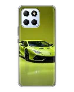 Чехол для Huawei Honor X6 с картинкой «Салатовый Lamborghini Huracan»