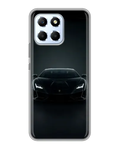 Чехол для Huawei Honor X6 с картинкой «Черный Lamborghini Aventador»