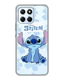 Чехол для Huawei Honor X6 с картинкой «Stitch среди цветов»