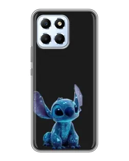Чехол для Huawei Honor X6 с картинкой «Стич на черном»