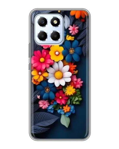 Чехол для Huawei Honor X6 с картинкой «Цветочная феерия»