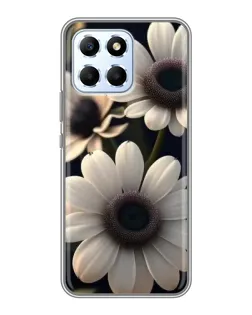 Чехол для Huawei Honor X6 с картинкой «Белые маргаритки макро»