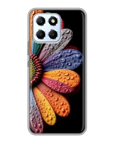 Чехол для Huawei Honor X6 с картинкой «Радужный цветок»