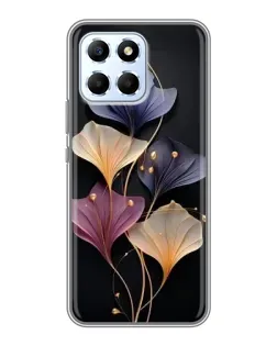Чехол для Huawei Honor X6 с картинкой «Лиловые цветы грации»