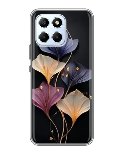 Чехол для Huawei Honor X6 с картинкой «Лиловые цветы грации»
