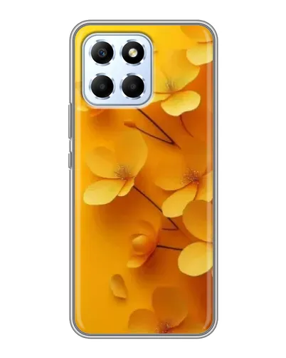 Чехол для Huawei Honor X6 с картинкой «Золотые лепестки»