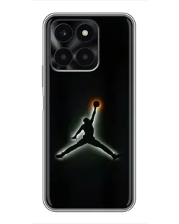Чехол для Huawei Honor X6a с картинкой «Jordan Gradient Logo»