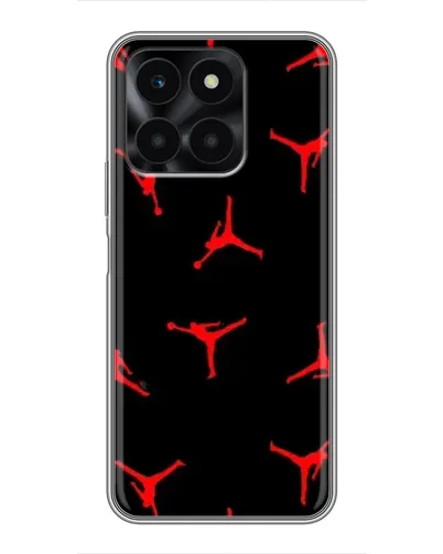 Чехол для Huawei Honor X6a с картинкой «Jordan Red Pattern» Чехол для Huawei Honor X6a с картинкой «Jordan Red Pattern»