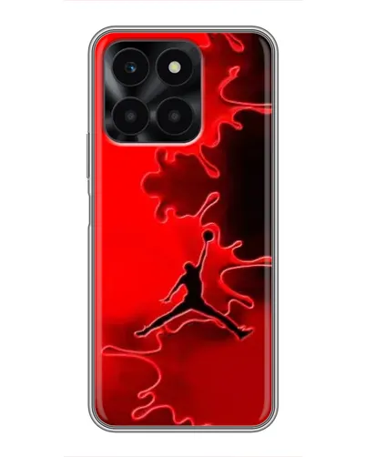 Чехол для Huawei Honor X6a с картинкой «Jordan Red Smoke» Чехол для Huawei Honor X6a с картинкой «Jordan Red Smoke»