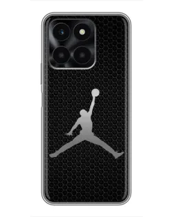 Чехол для Huawei Honor X6a с картинкой «Jordan Dark Carbon»