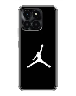 Чехол для Huawei Honor X6a с картинкой «Jordan Silhouette»