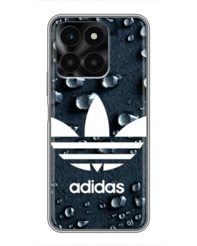 Чехол для Huawei Honor X6a с картинкой «Adidas Trefoil Blue»
