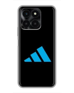 Чехол для Huawei Honor X6a с картинкой «Adidas Cyan Logo»