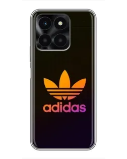 Чехол для Huawei Honor X6a с картинкой «Градиент Adidas»