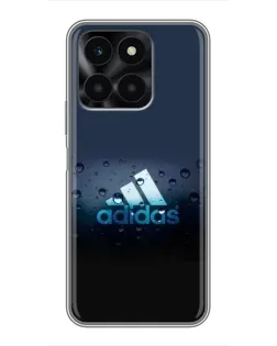 Чехол для Huawei Honor X6a с картинкой «Adidas Water Drops»